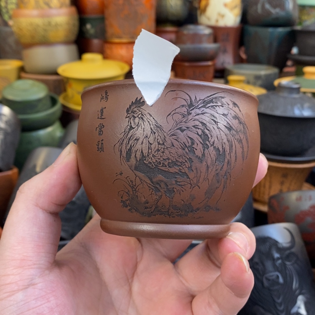 紫砂公道杯宜兴全手工紫砂杯