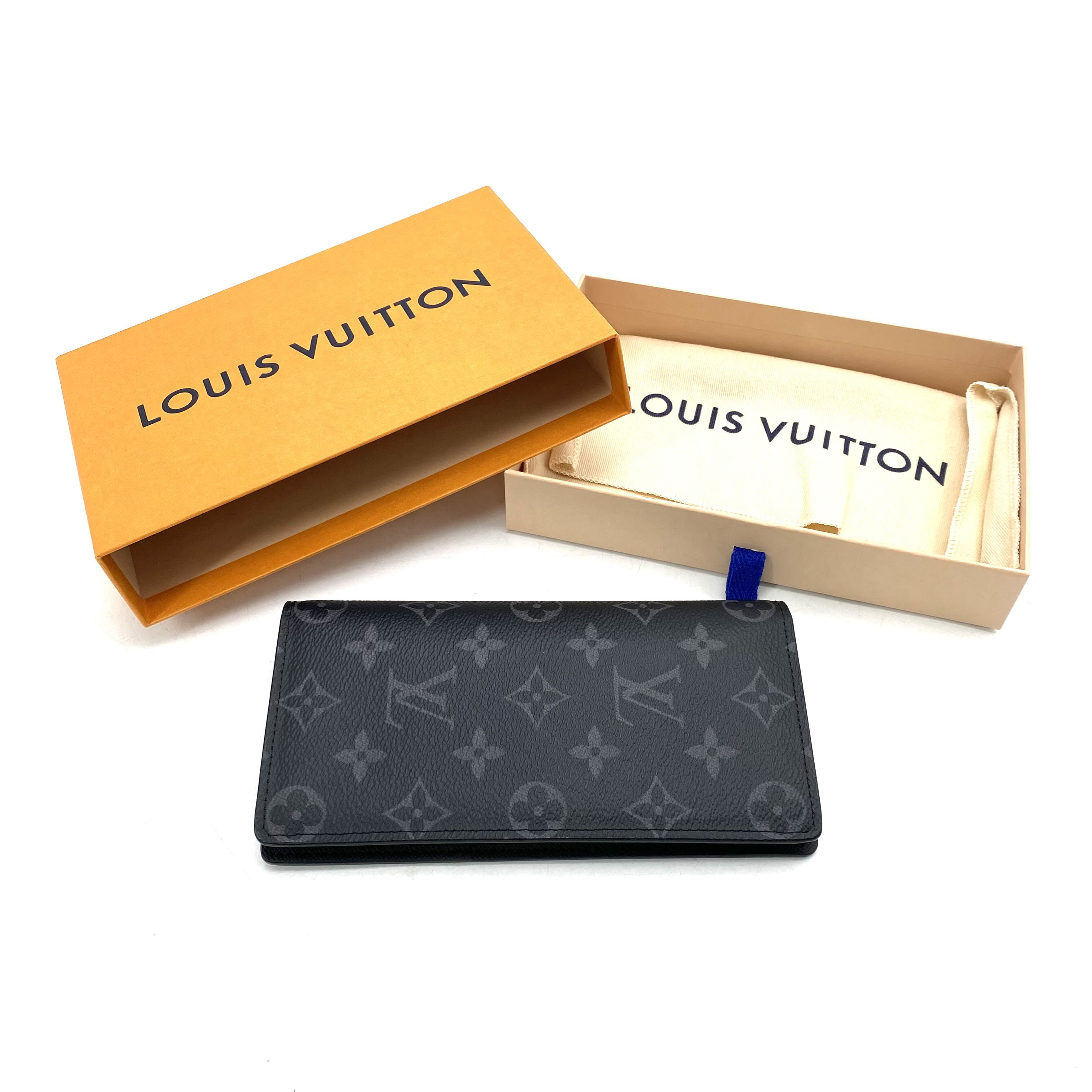 全新未使用 LV  未使用 LV 黑老花长款对折钱包 尺寸19/10 