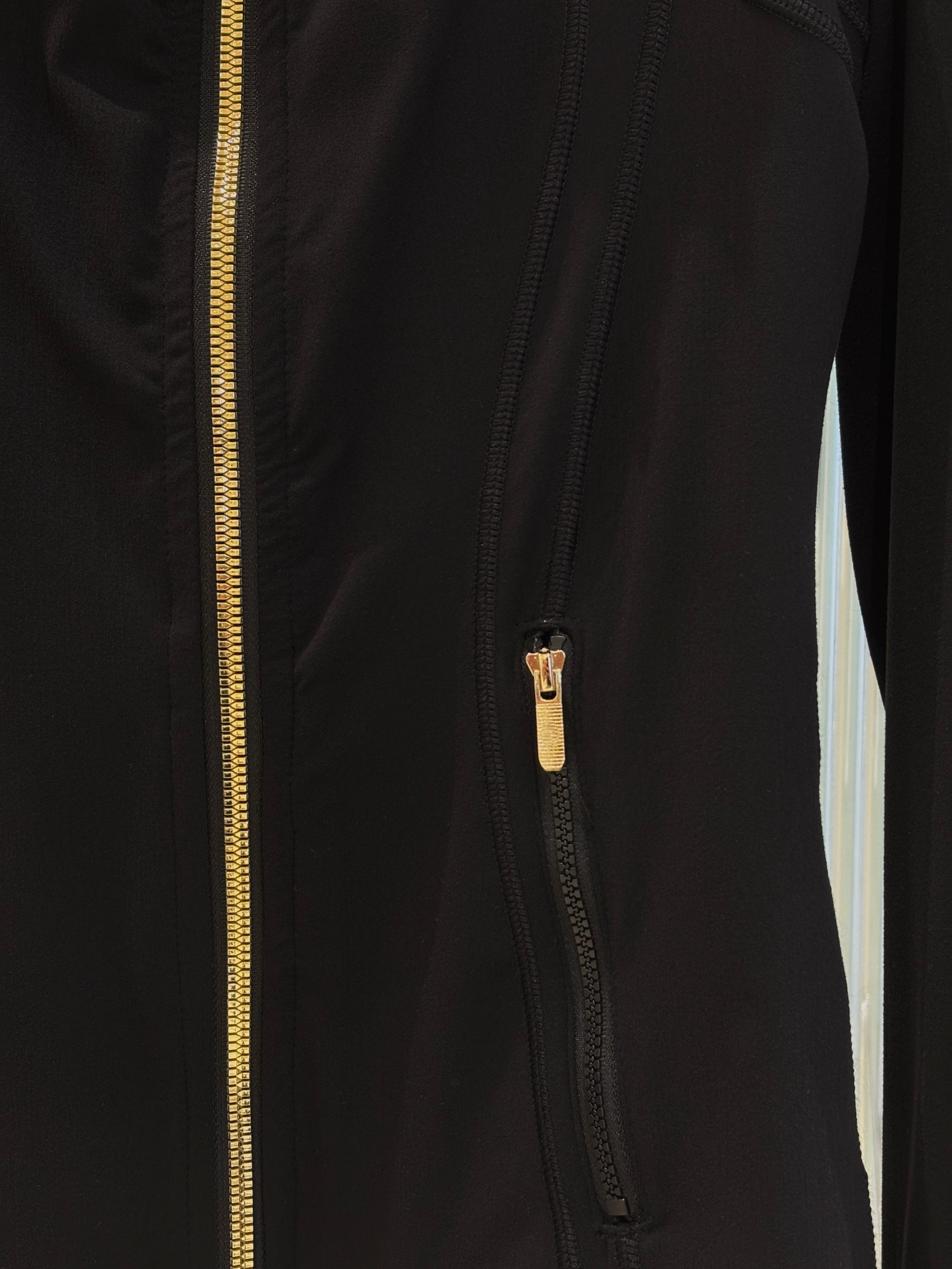 define【金拉链】春季时尚百搭显瘦修身透气高领卫衣外套