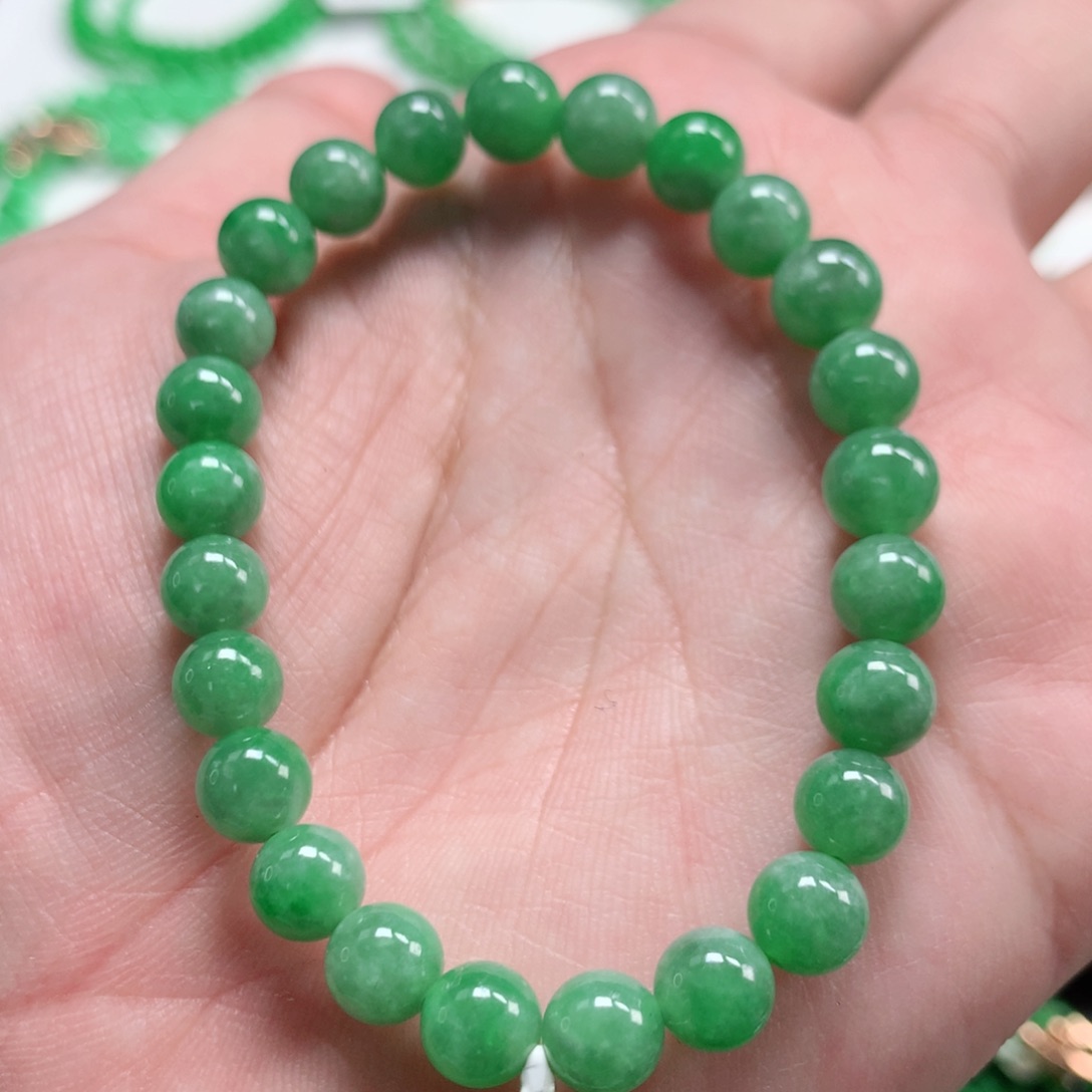 翡翠未镶嵌手链翡翠