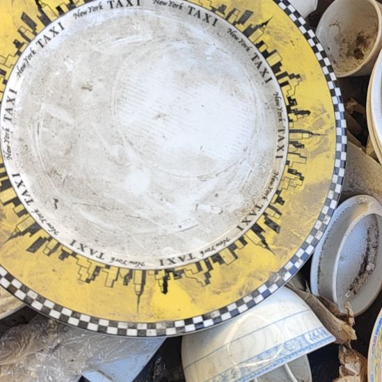 瓷平盘，国营四厂库存，