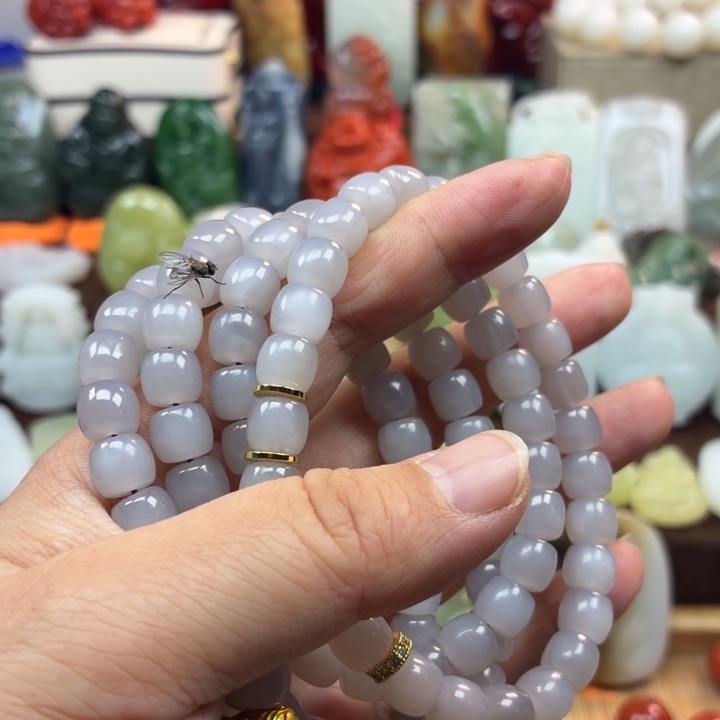 崛***起和田玉未镶嵌颈饰