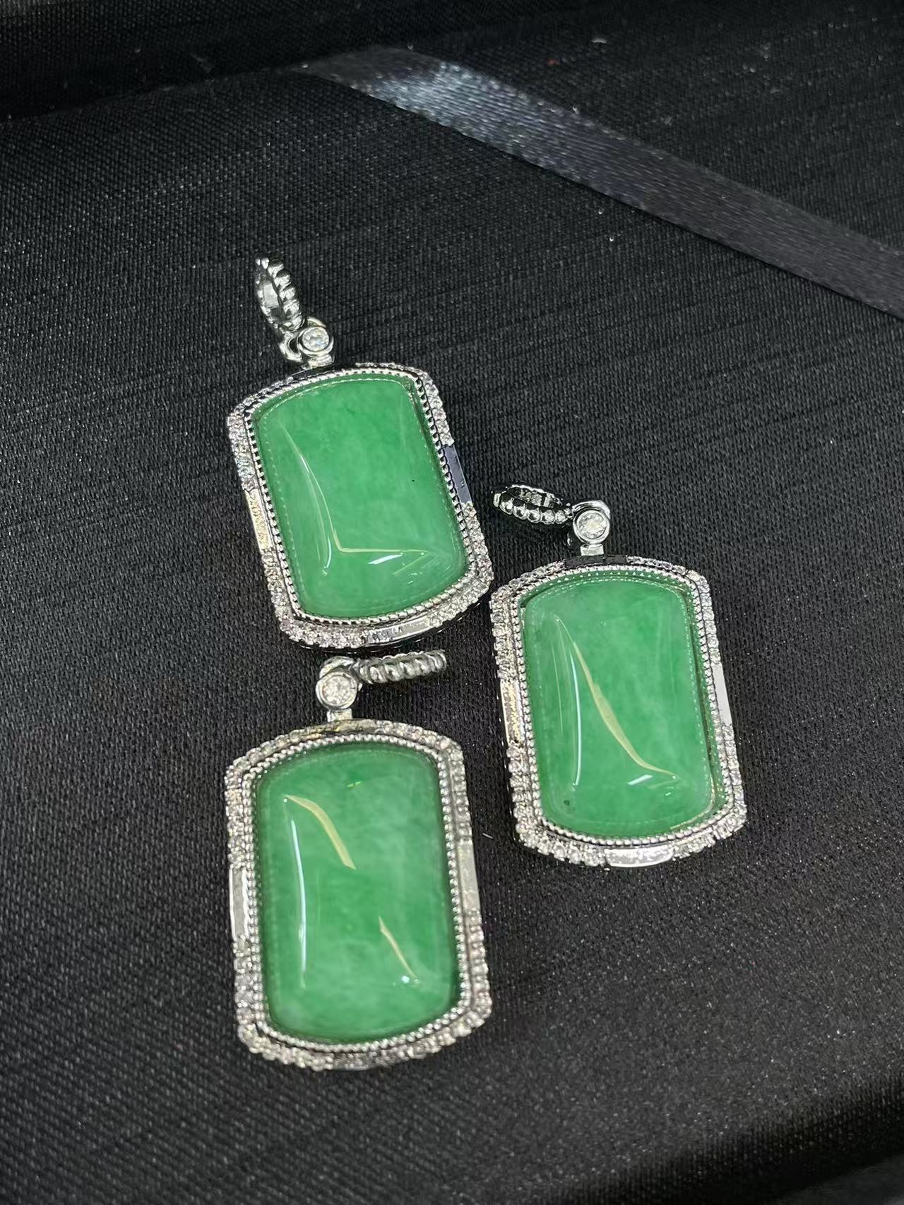 翡翠方牌吊坠（多样性一件发货）