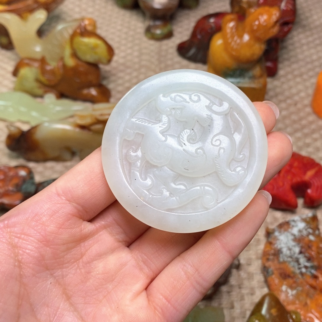 白玉菩提吊坠白玉菩提白玉菩提摆件