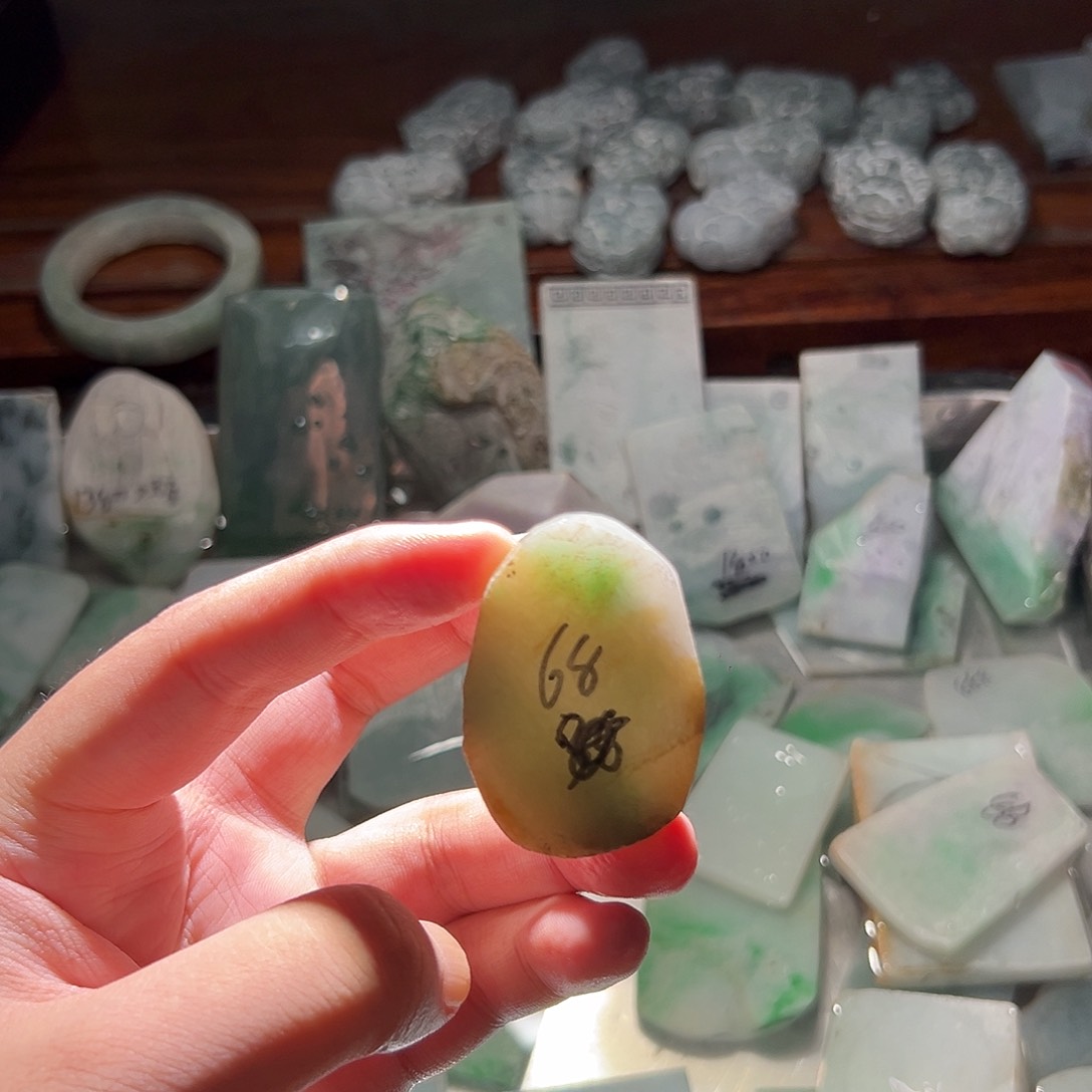 翡翠散珠翡翠原石