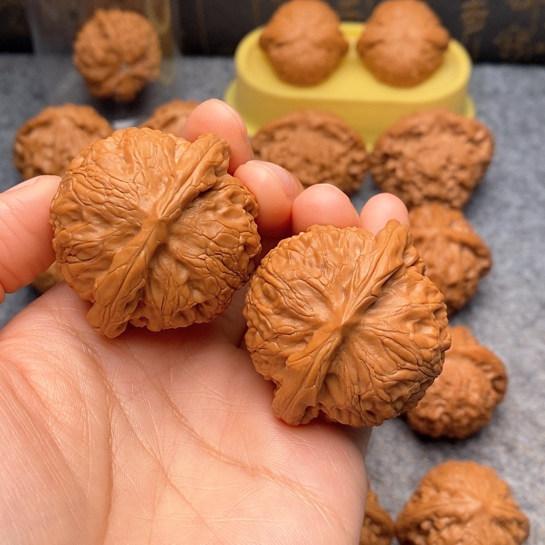 文玩核桃把件M****n宫灯43.8全品