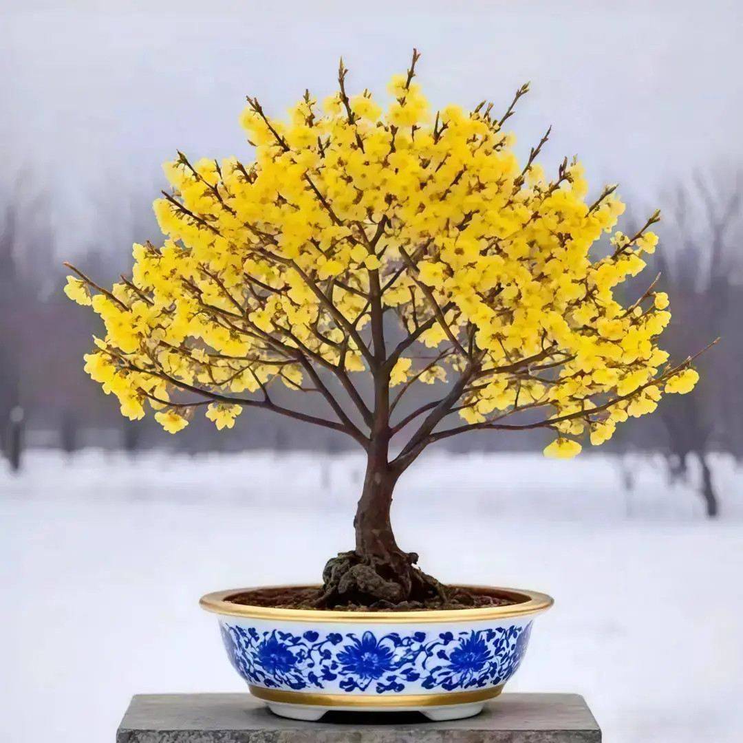 耐寒腊梅浓香【带花苞】30天开花梅花地栽树苗四季开花卉室外绿植