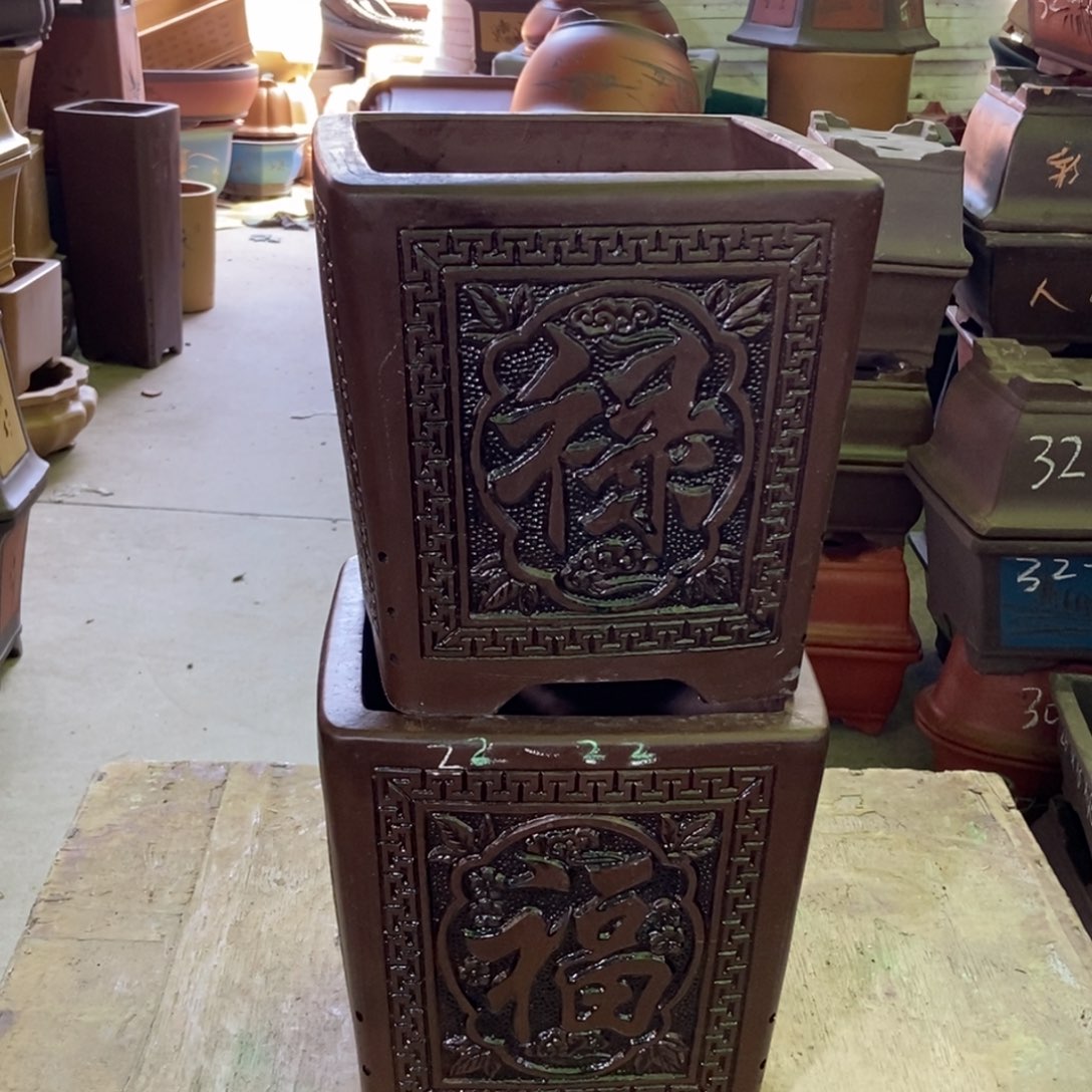 紫砂花盆紫砂紫砂