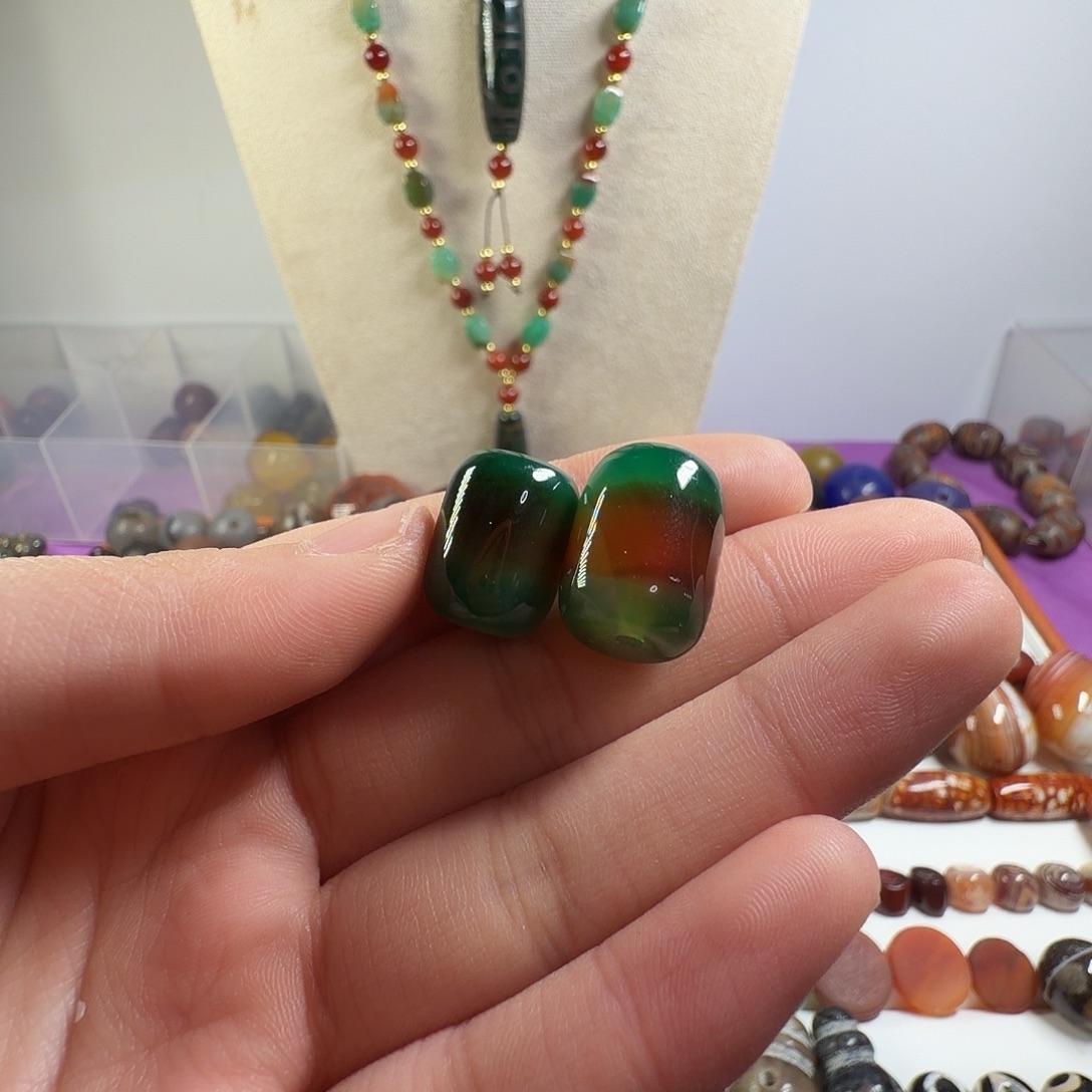 玛瑙/玉髓未镶嵌纯天然玛瑙珠子