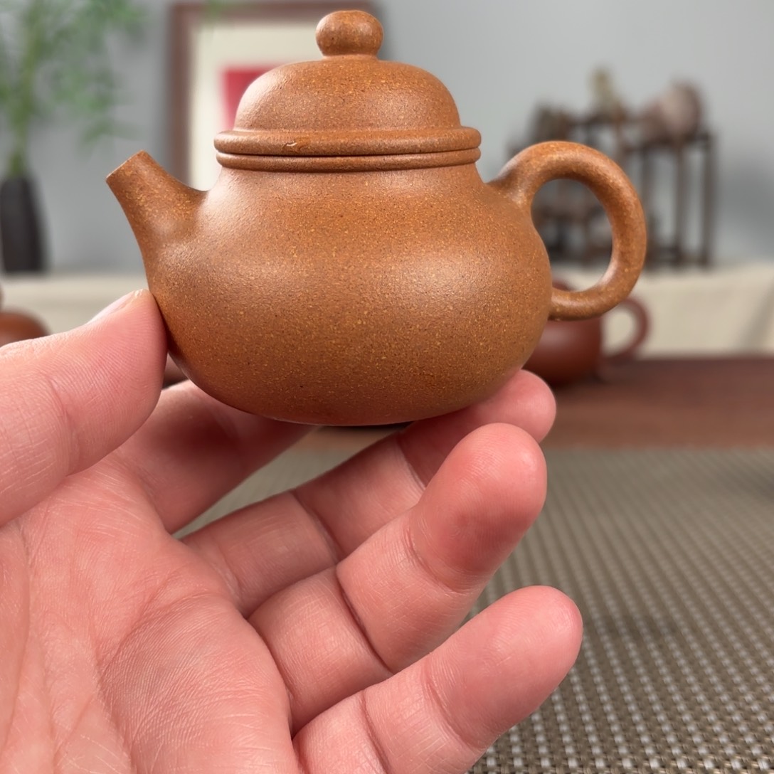 紫砂茶壶黄龙山原矿紫砂壶