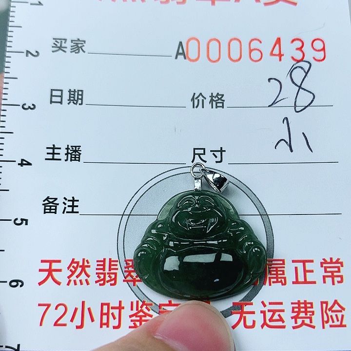 翡翠颈饰银S925镶嵌翡翠