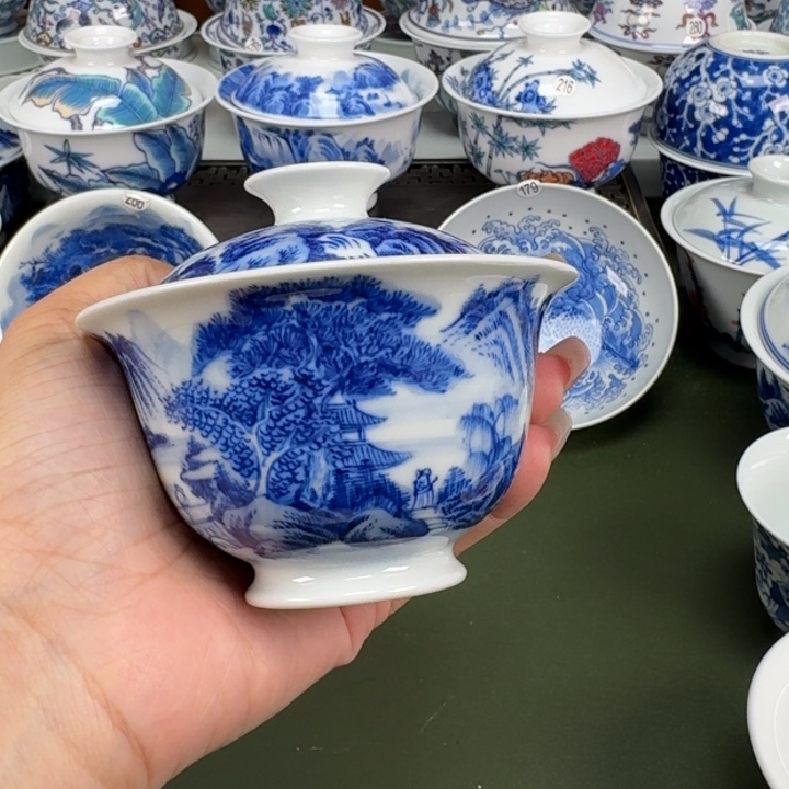 景德镇纯手工手绘茶器蒙蒙