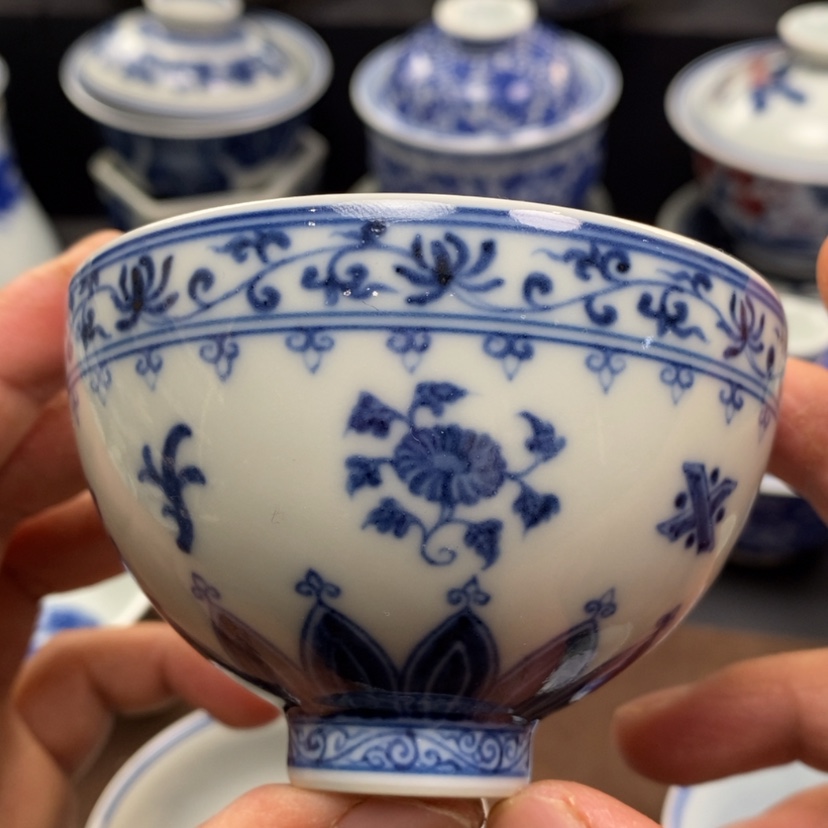 【闪购商品】景德镇青花主人杯