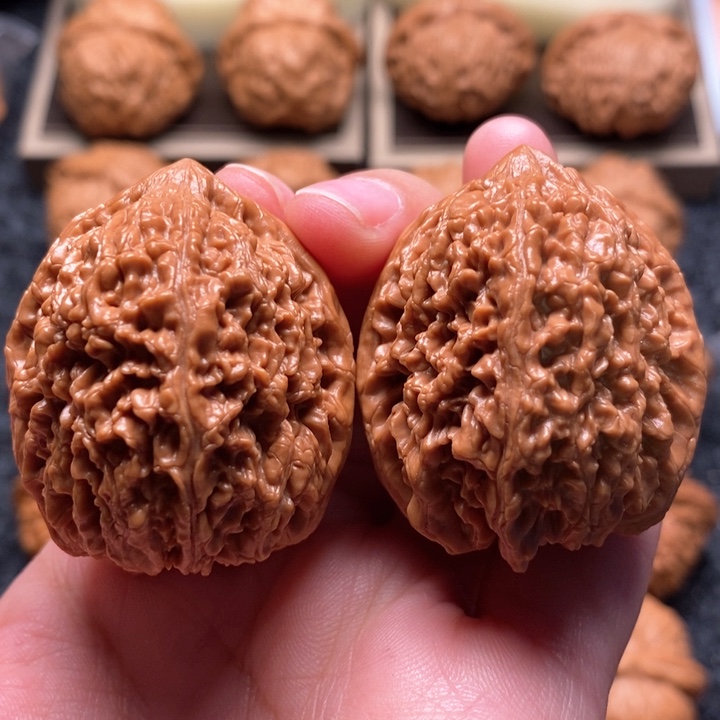 文玩核桃把件野生大蒜头36