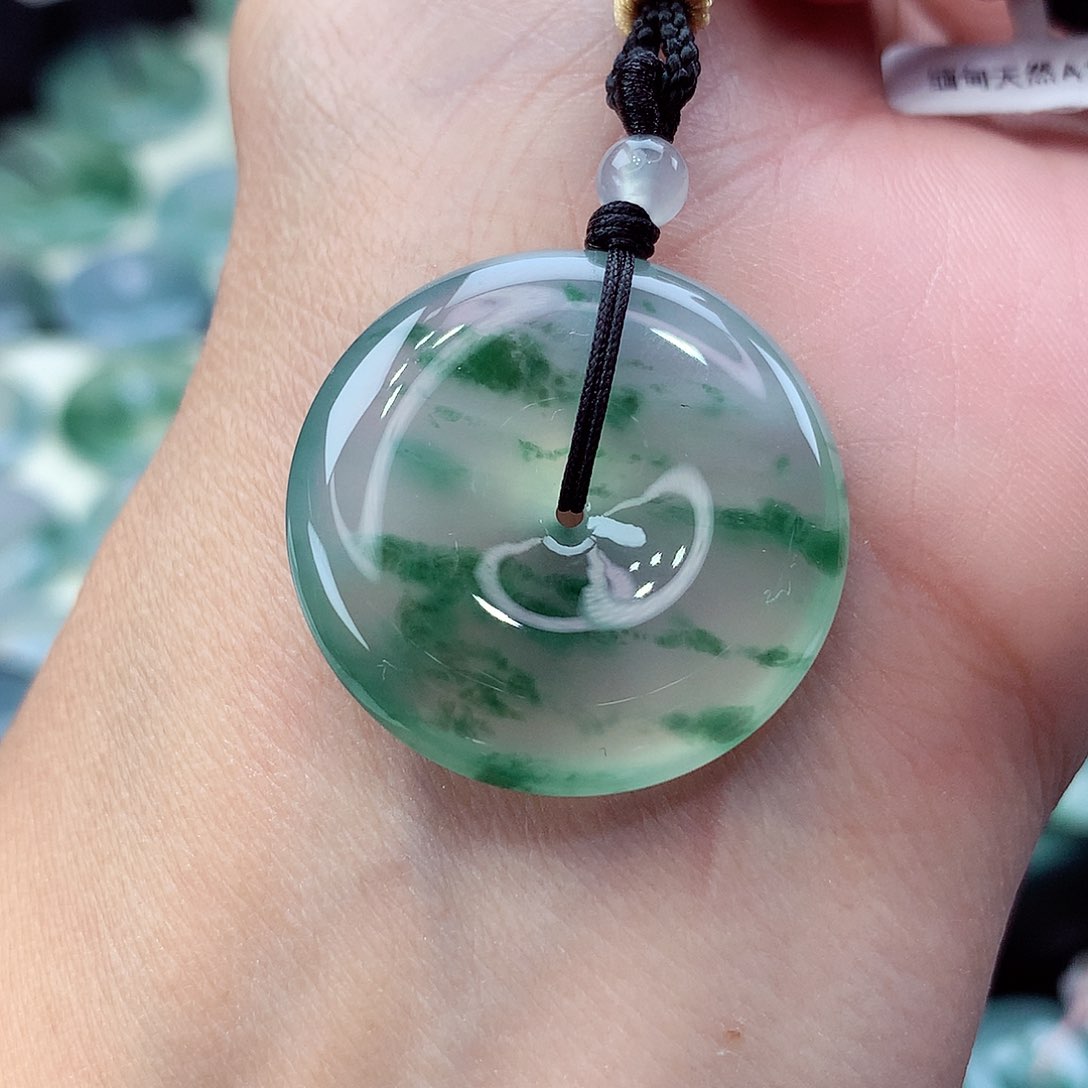 颈饰未镶嵌翡翠编号17尺寸26.9-5.6