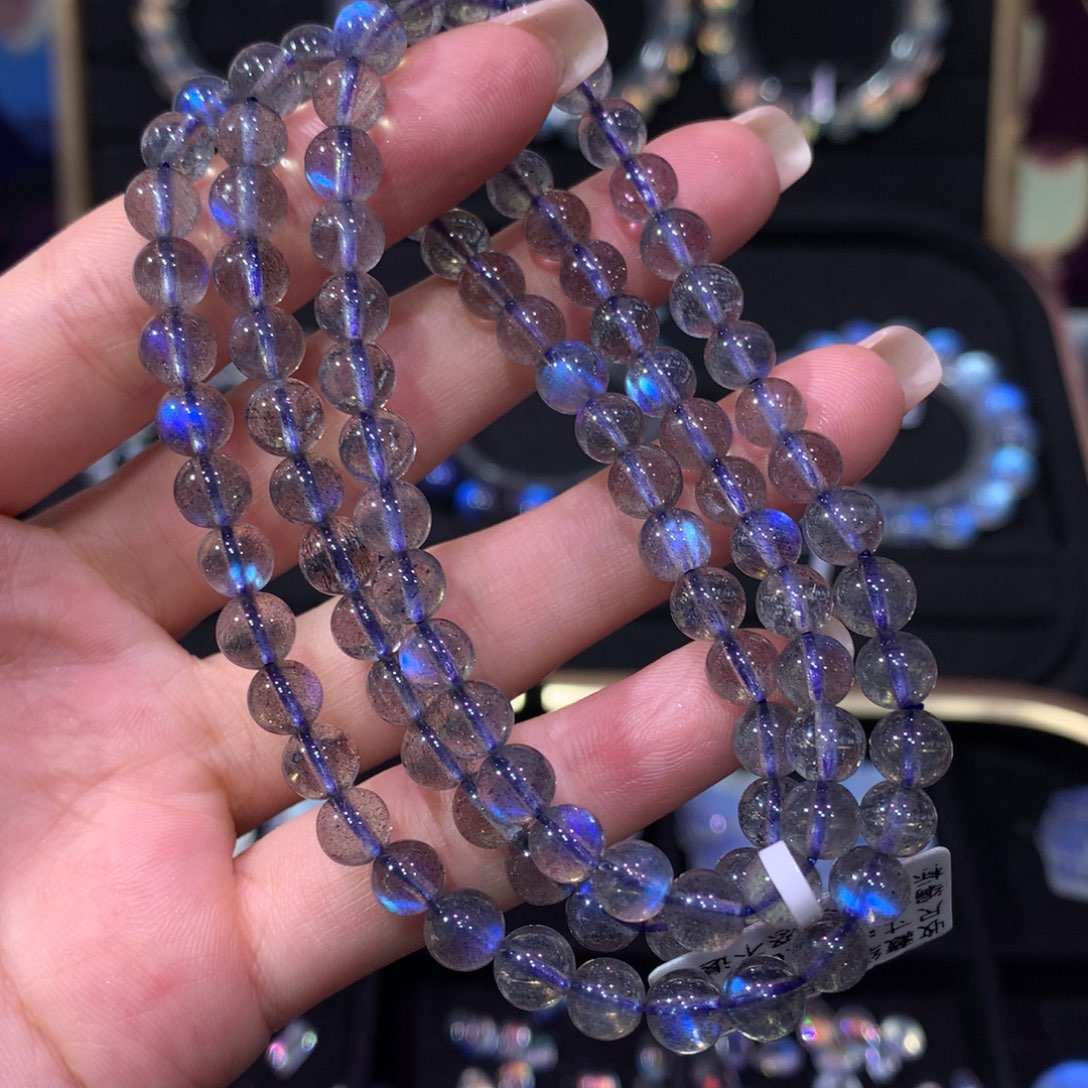 拉长石手链6未镶嵌