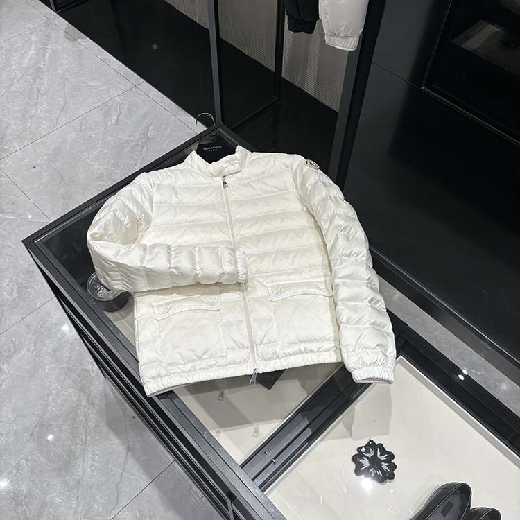 25年秋冬女装 时尚立领领口纽扣双口袋轻薄长袖羽绒服-8838