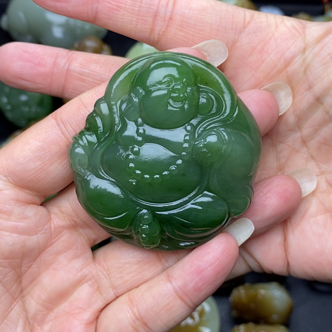 和田玉（碧玉）未镶嵌挂件