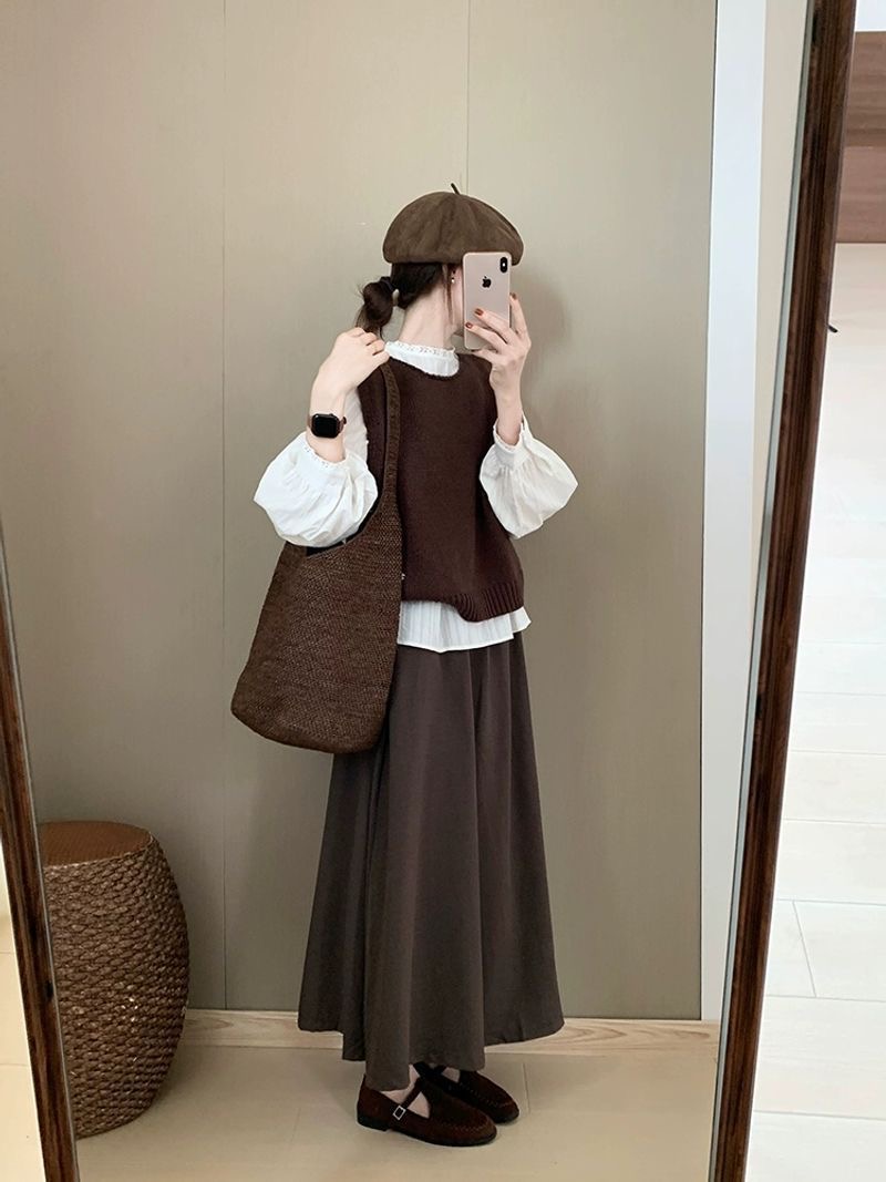 【套装】901-1000秋冬季新款简约时尚百搭轻奢气质潮流女装