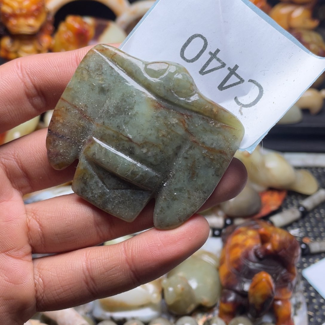 和田玉（糖玉）挂件未镶嵌