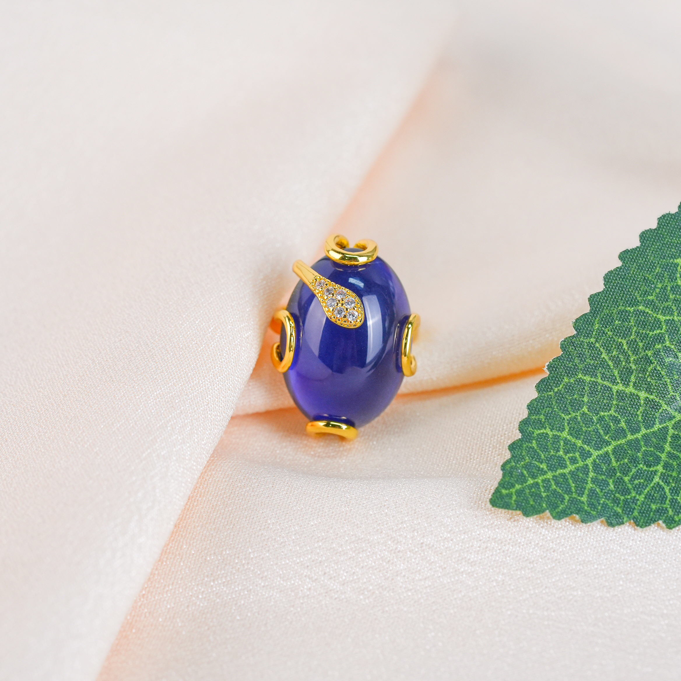 铜合金戒指 复古感温变色S豪华奢华精致ins轻奢戒指小众-5605-3