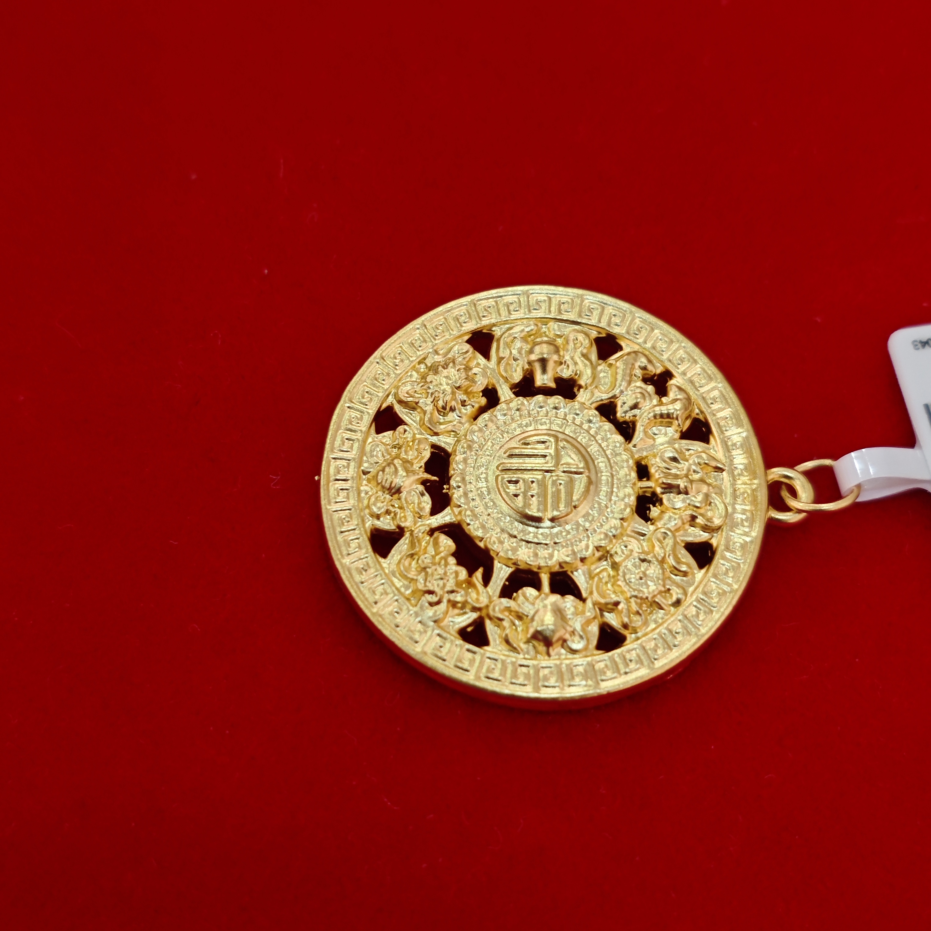 【莹莹专享】足金999饰品 罗盘吊坠 1.91 GP