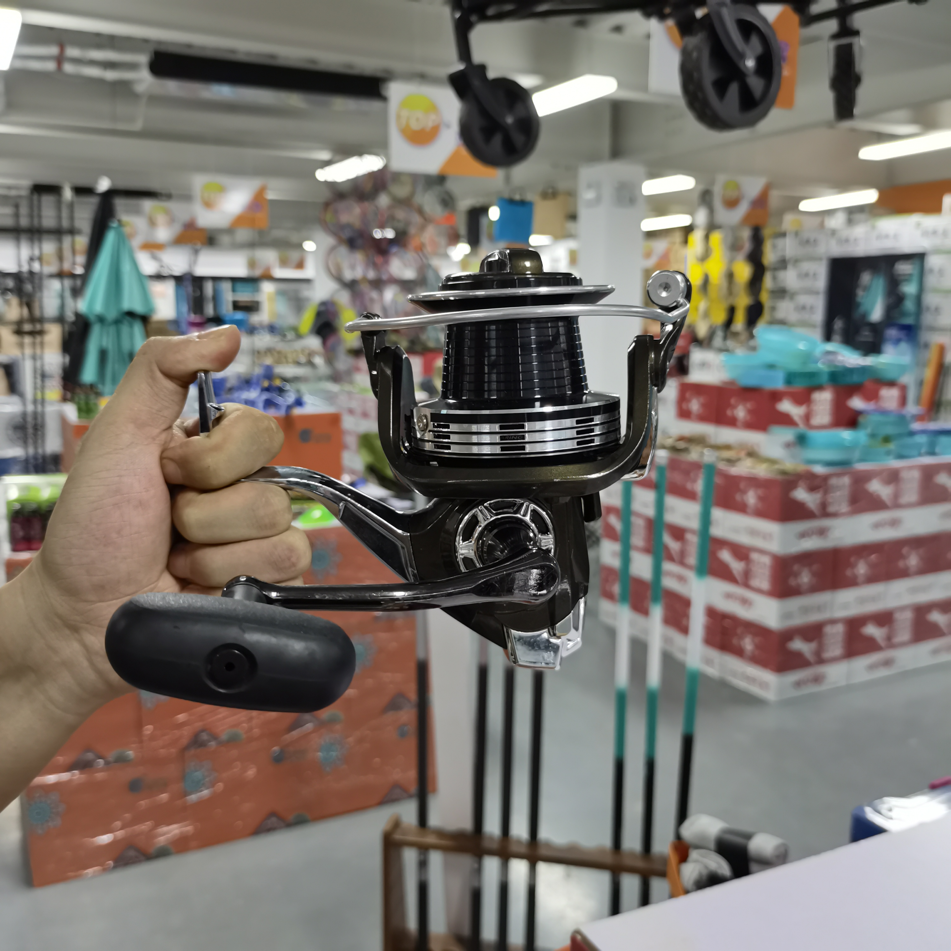 全金属纺车轮海竿轮远投路亚抛竿矶钓路滑鱼线轮