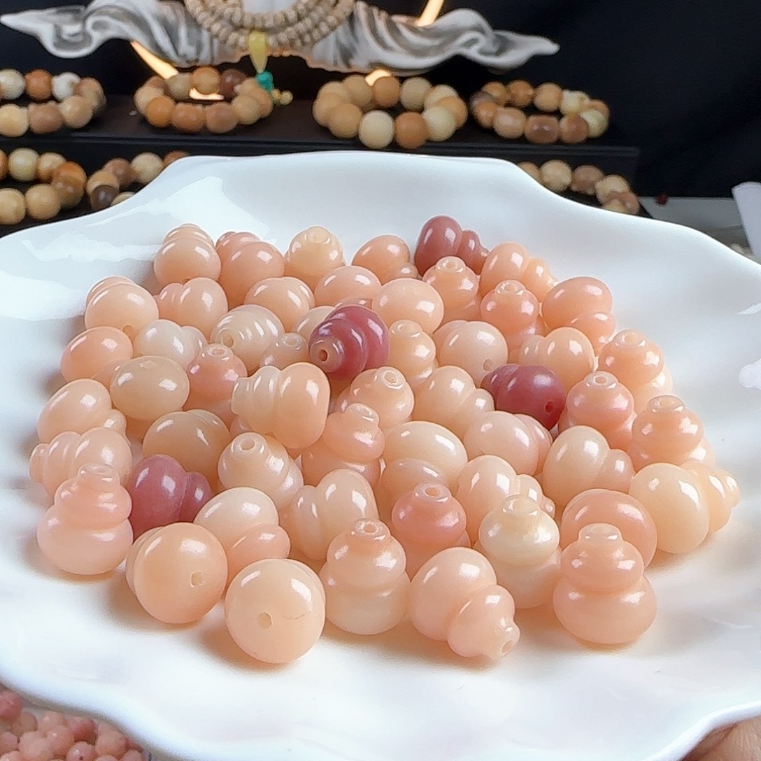 菩提根/象牙果手串卡13.5粉葫芦20卡牌➕2颗备珠