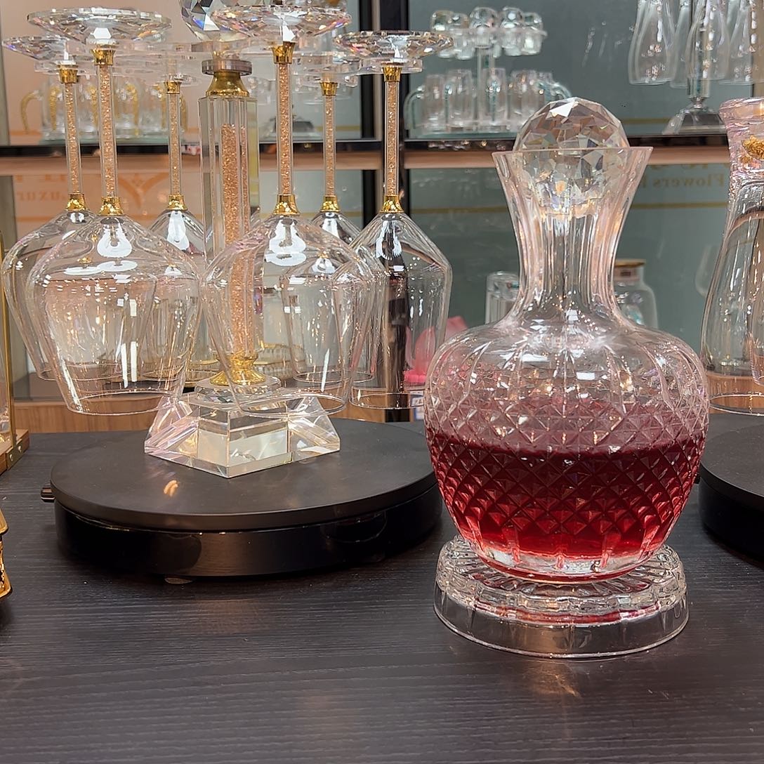 水晶玻璃手柄款水晶架子