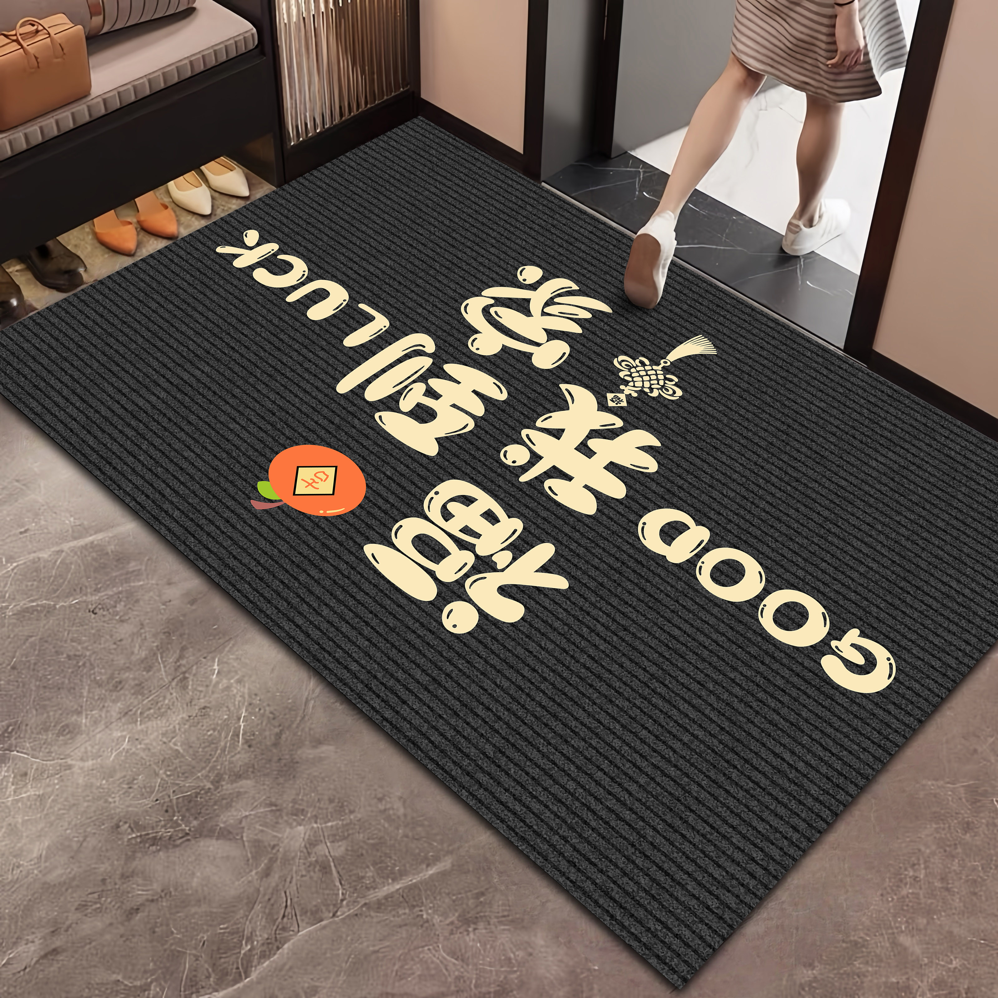 防滑门垫入户门门里门外吸水防滑地垫易打理厨房浴室地垫随意裁剪