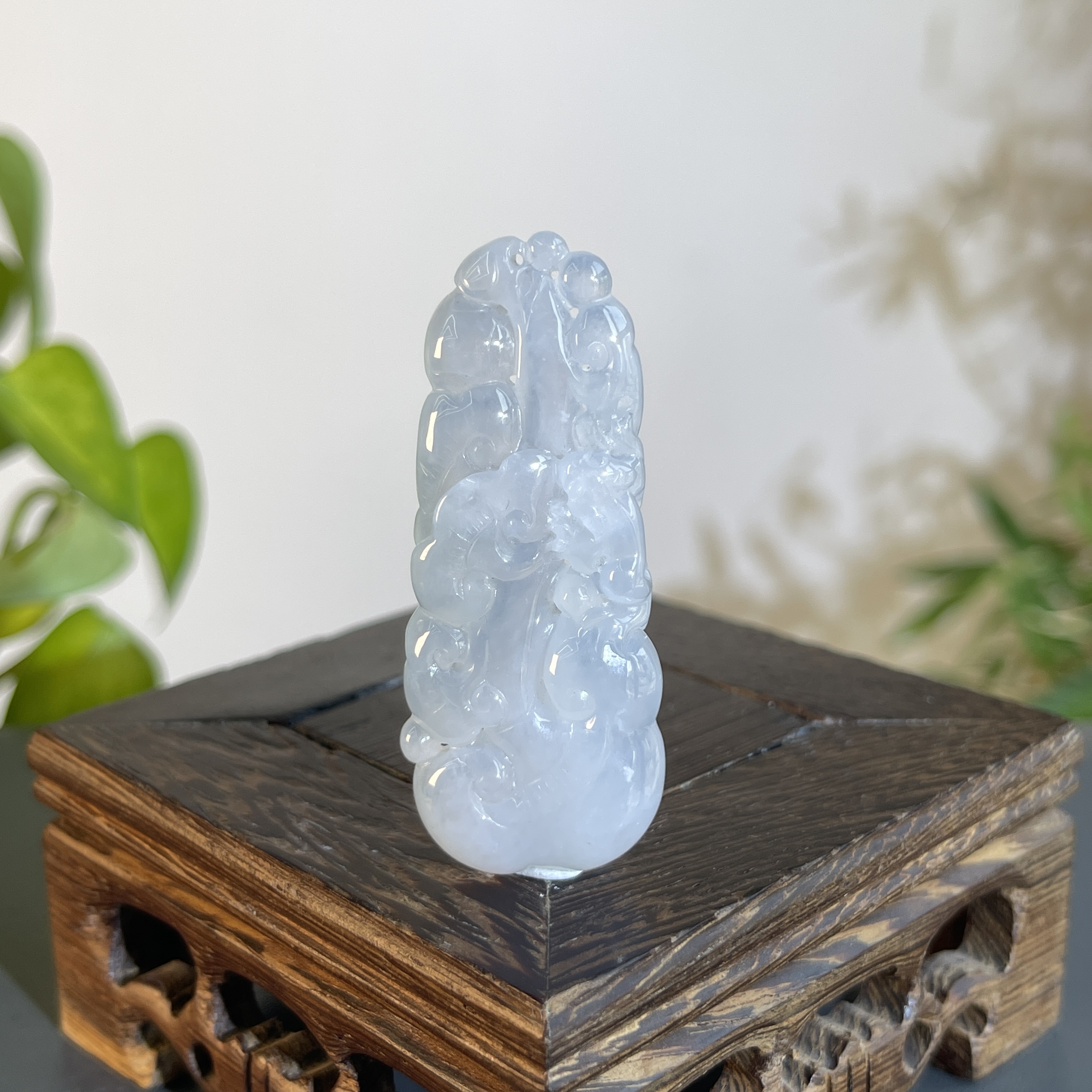 JXW17-209 天然缅甸A货翡翠 人生如意