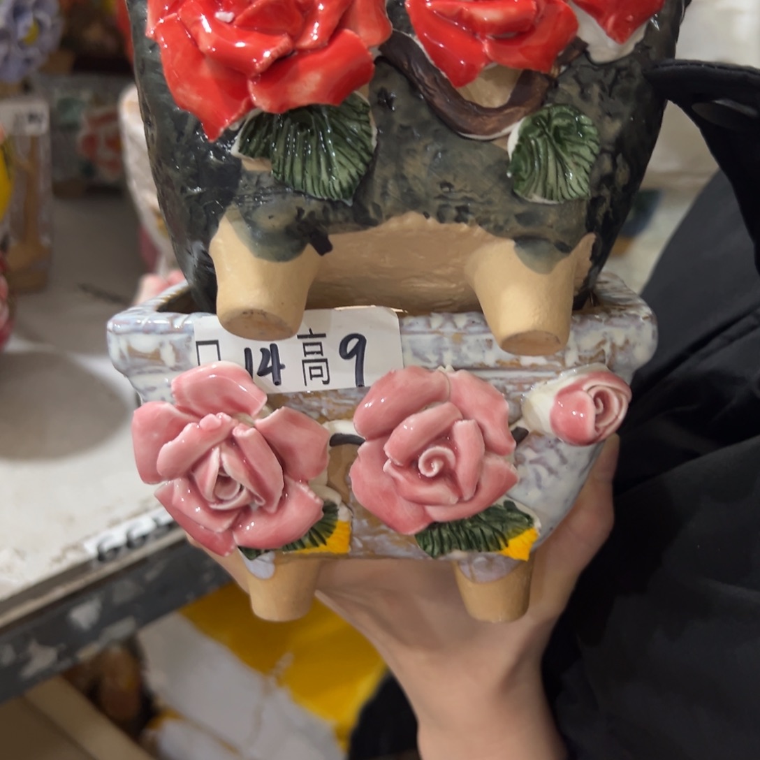 满20米秒退拉黑花盆