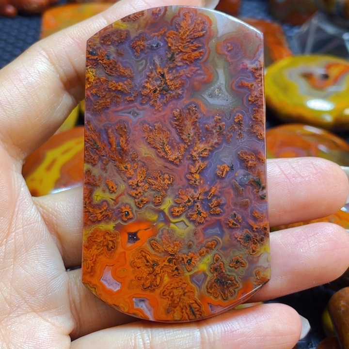 玛瑙/玉髓战国红吊坠未镶嵌三***猫