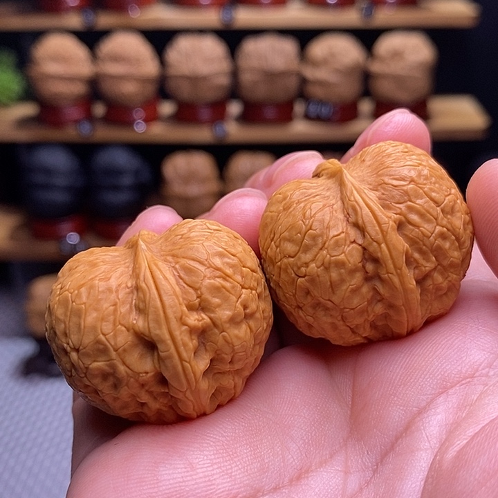 文玩核桃把件小金印元宝1号