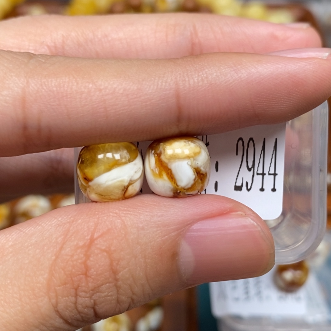 猴头核桃把件沁色圆珠老型3944