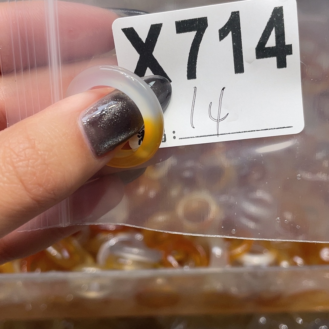 玛瑙/玉髓未镶嵌戒指714