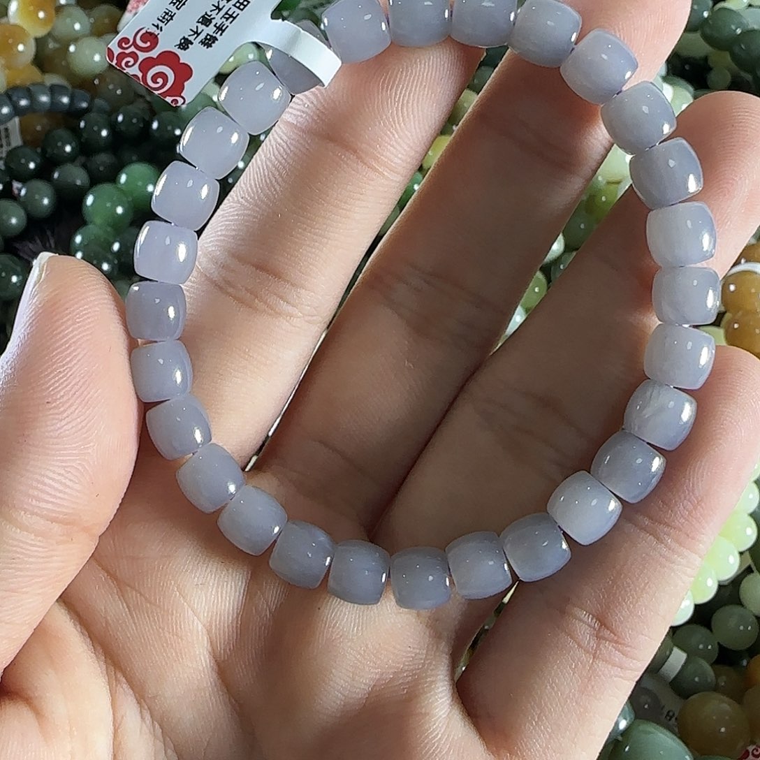 和田玉手链未镶嵌239