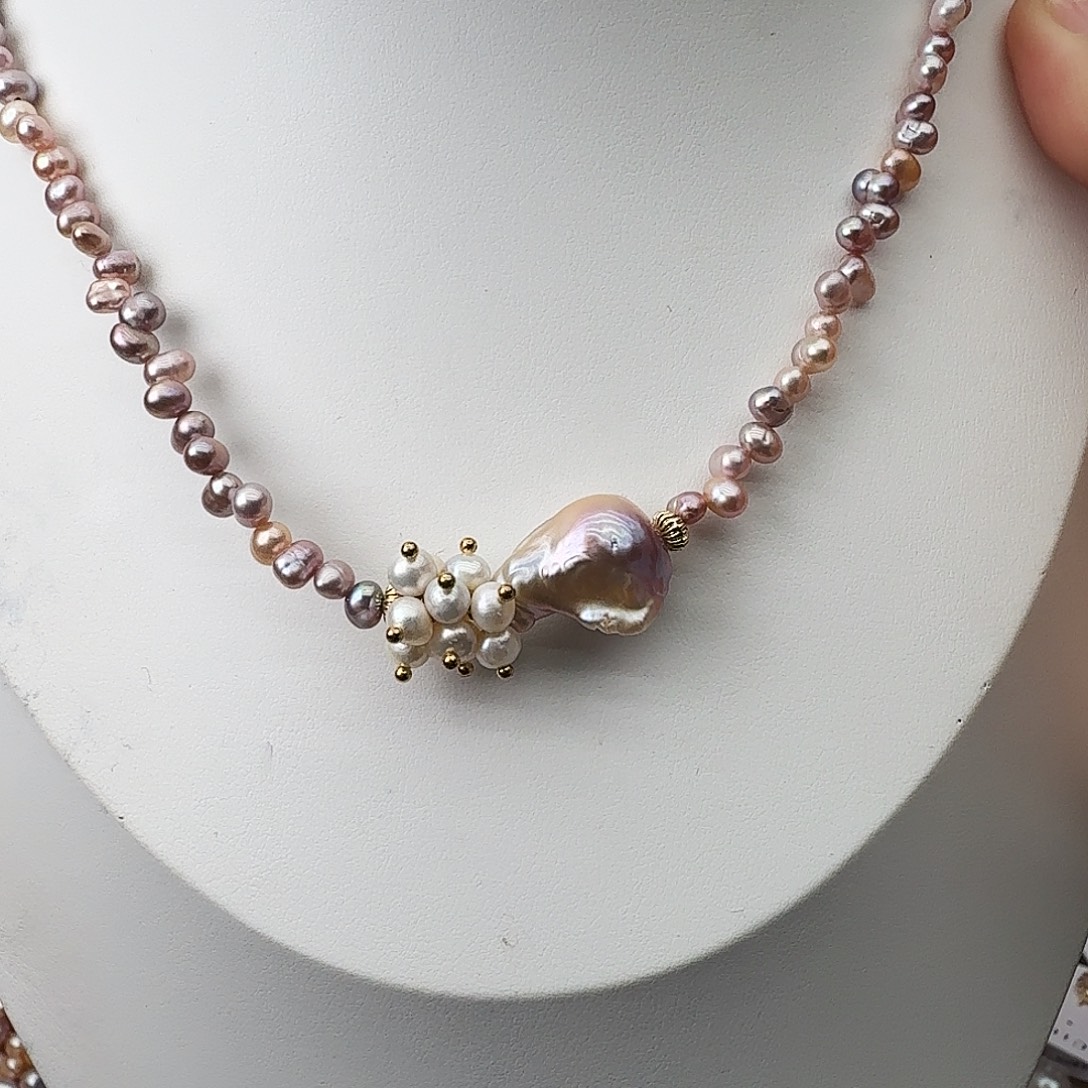 淡水珍珠颈饰未镶嵌