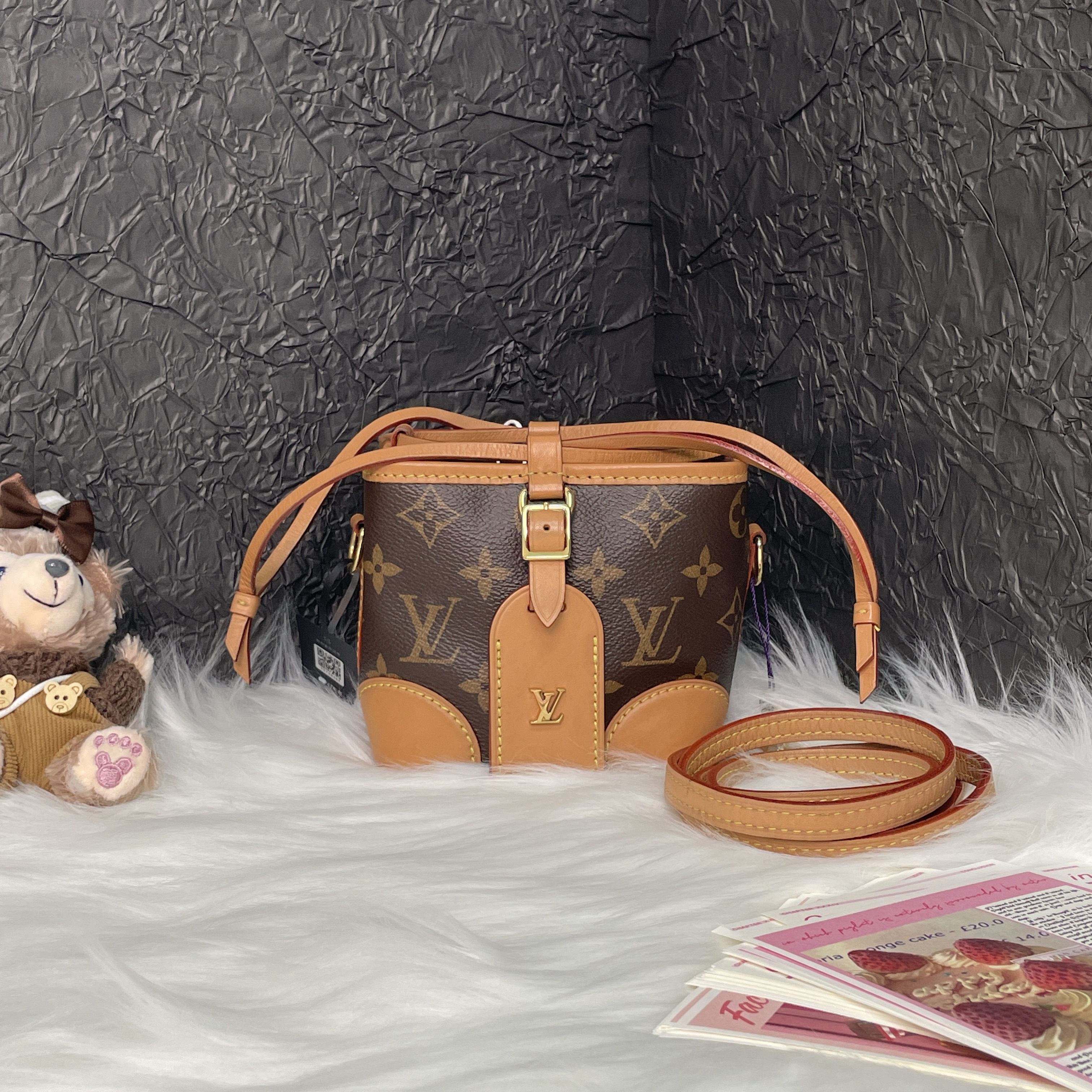 95新 LouisVuitton/路易威登 路易威登烧麦包老花斜挎包