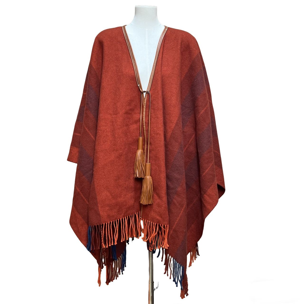 99新 Hermes/爱马仕 蔚蓝/披肩/157*150cm/TT6300W994