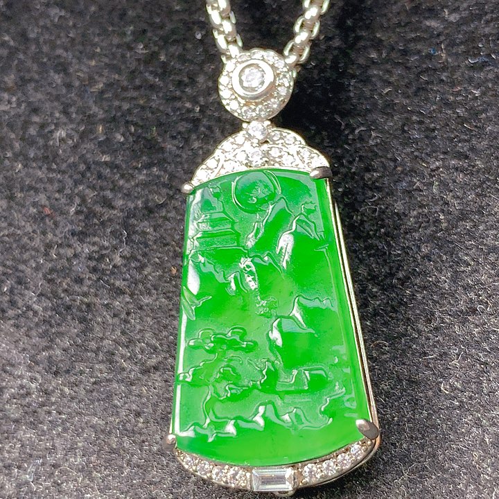 翡翠未镶嵌颈饰翡翠