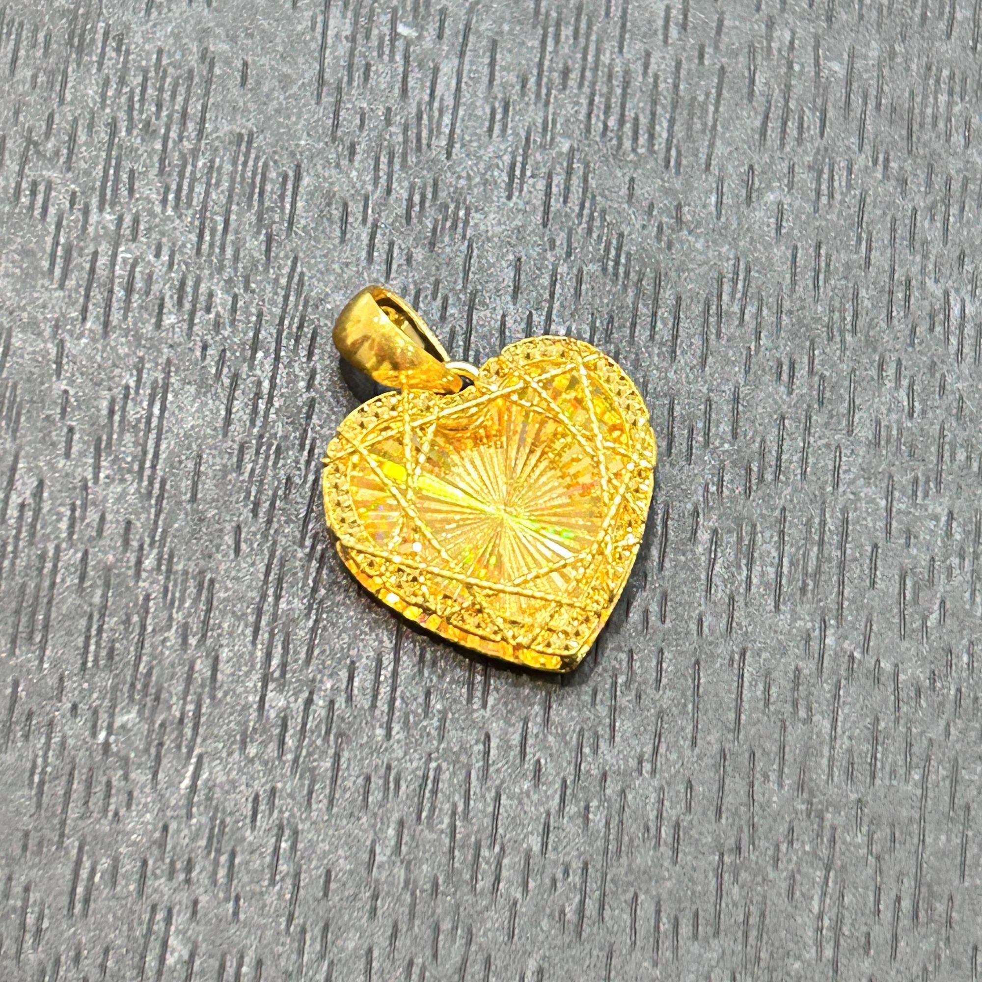 【销冠专享】足金999投资金攒黄金七彩爱心ZBHJD1662克重多退少补