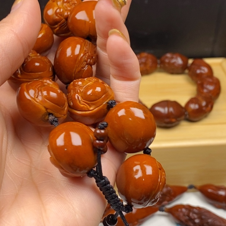 橄榄核吊坠莫*初橄榄核手串