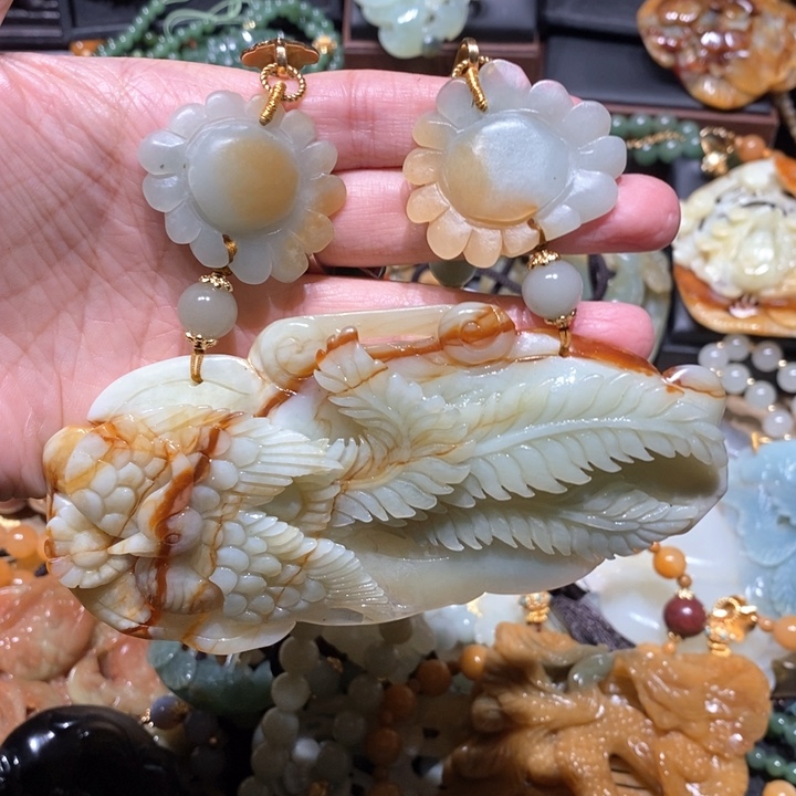 岫玉毛衣链未镶嵌骄***己