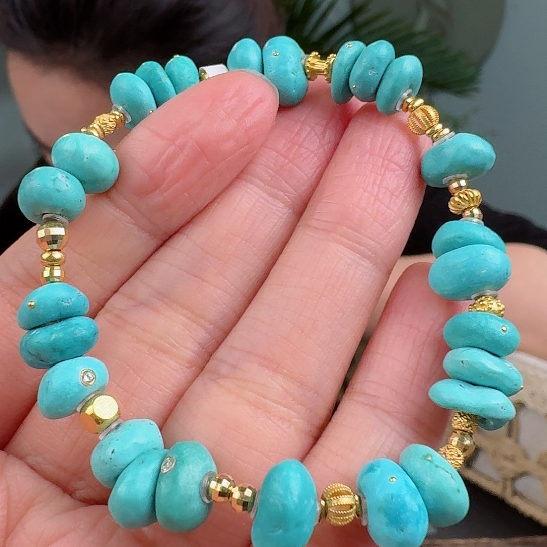 绿松石珠宝奇石未镶嵌