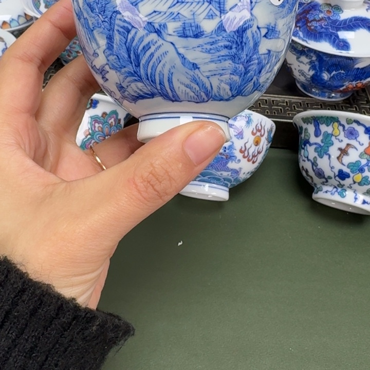 沙沙手工手绘茶具153