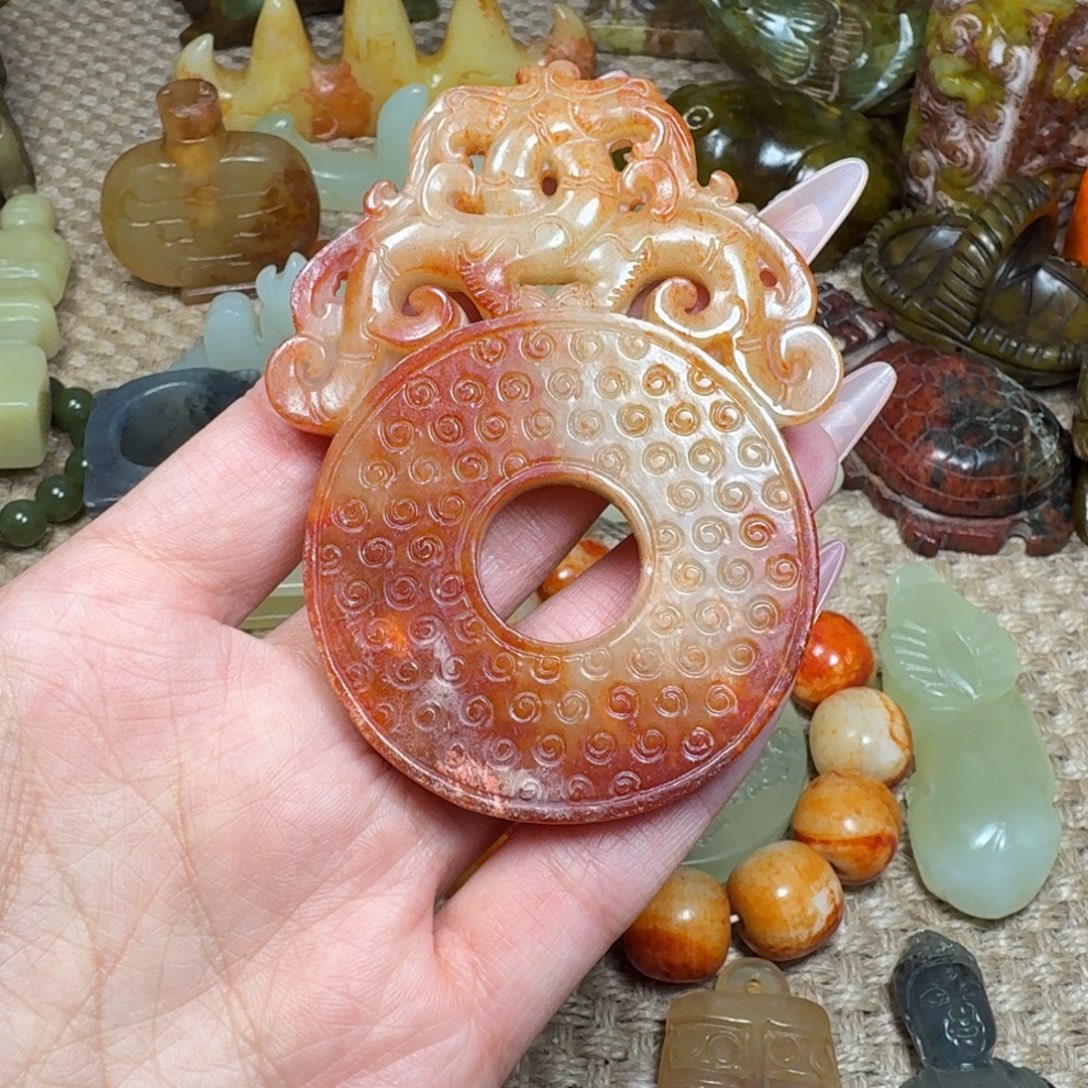 阿***平白玉菩提吊坠挂件