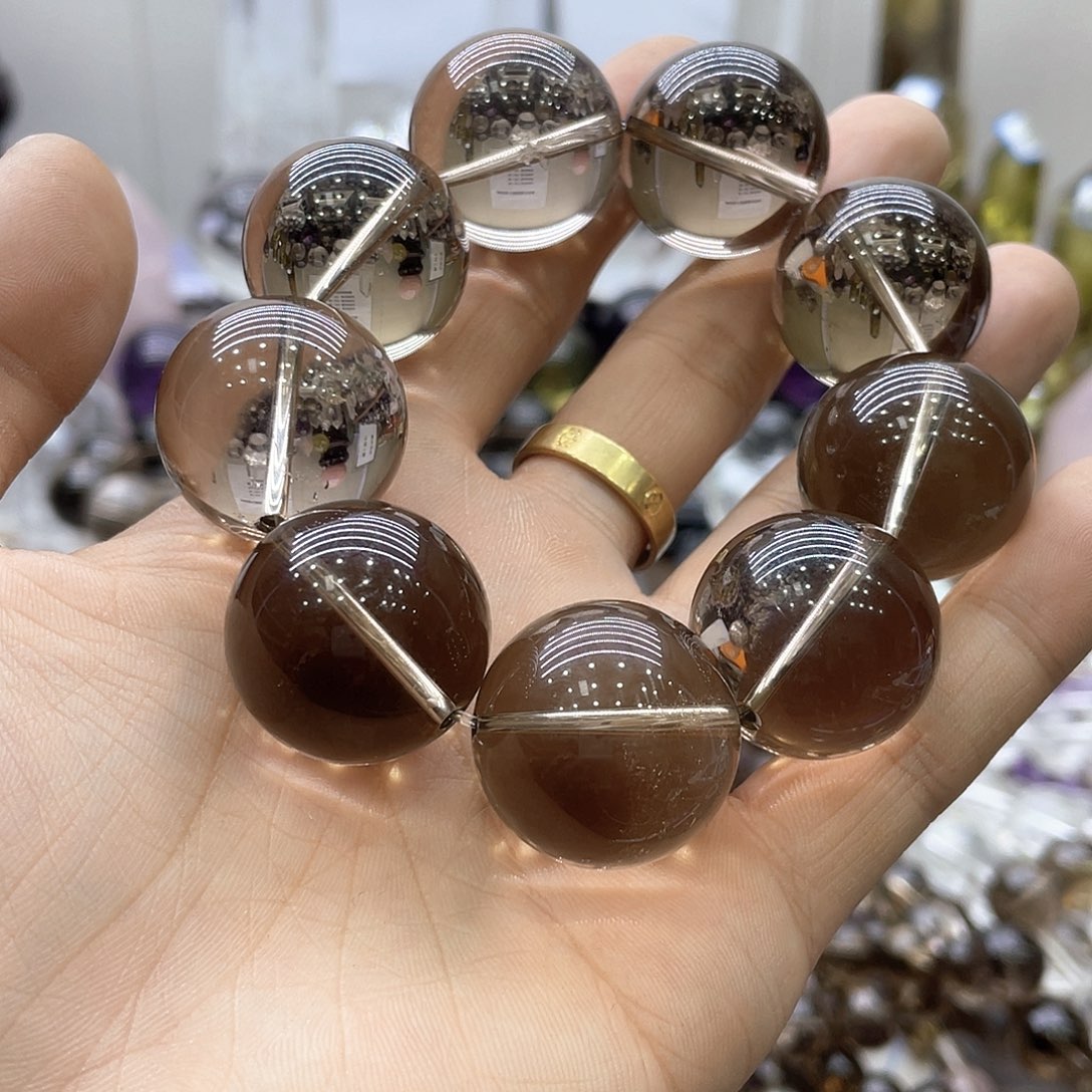 茶水晶未镶嵌水晶琪****愿