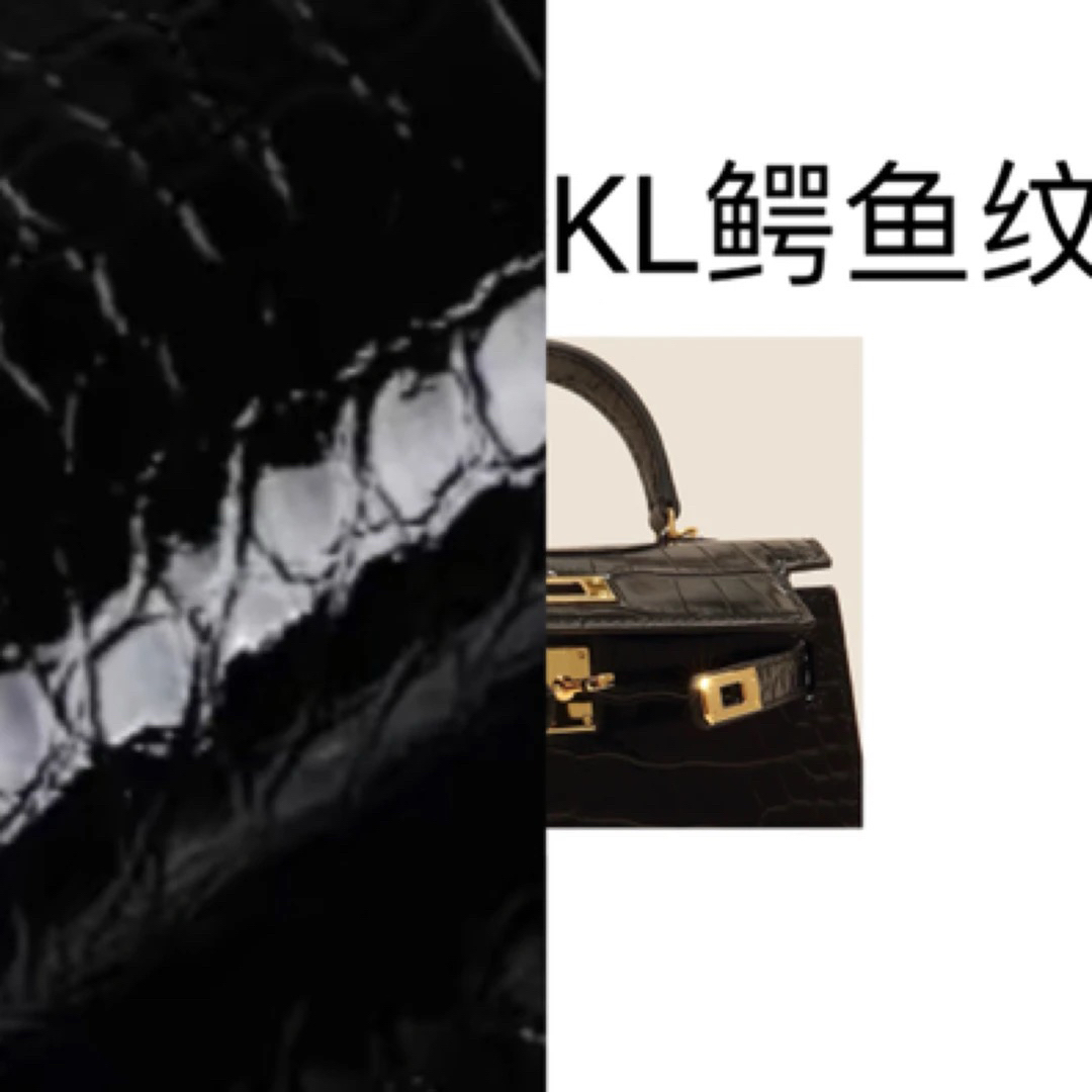 【鳄鱼纹】二代真皮牛皮手提斜挎女包