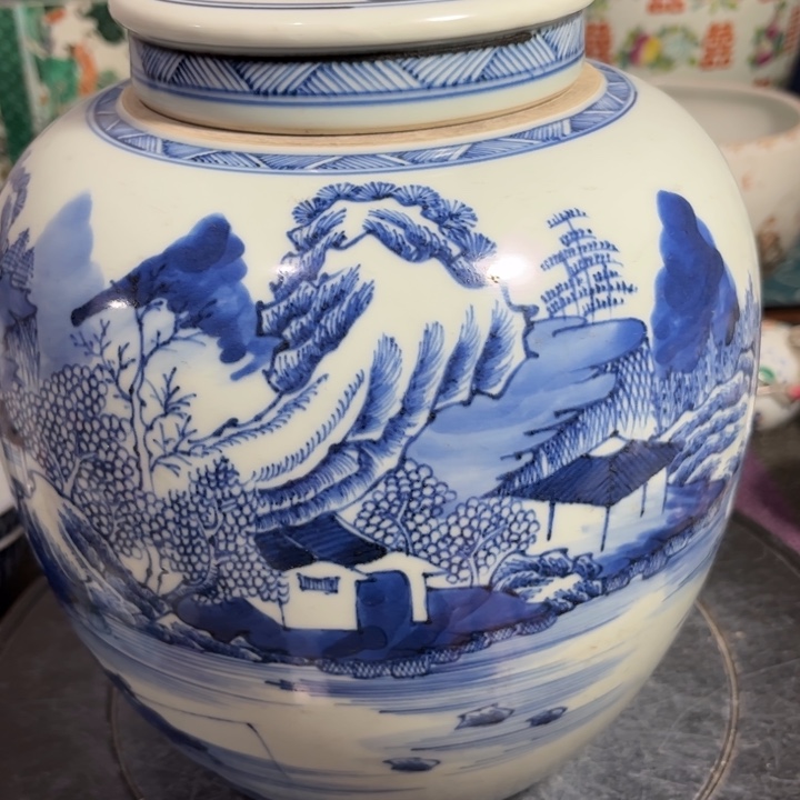 紫砂茶叶罐世***✨青花111111111111